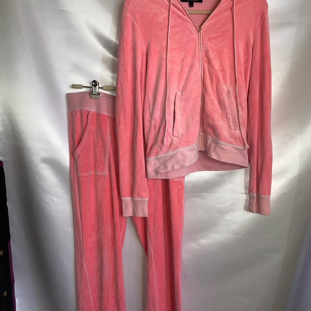 Pink Juicy Couture Velour Tracksuit